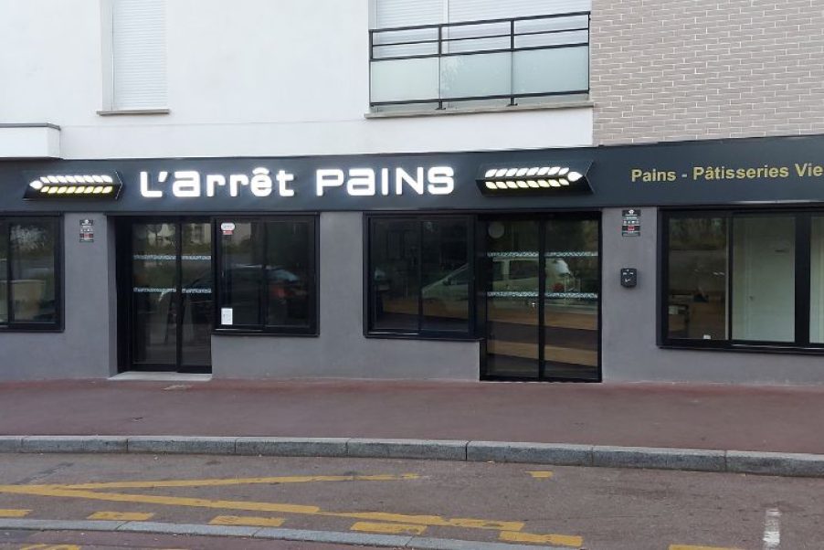 enseigne pour boulgerien rouen france