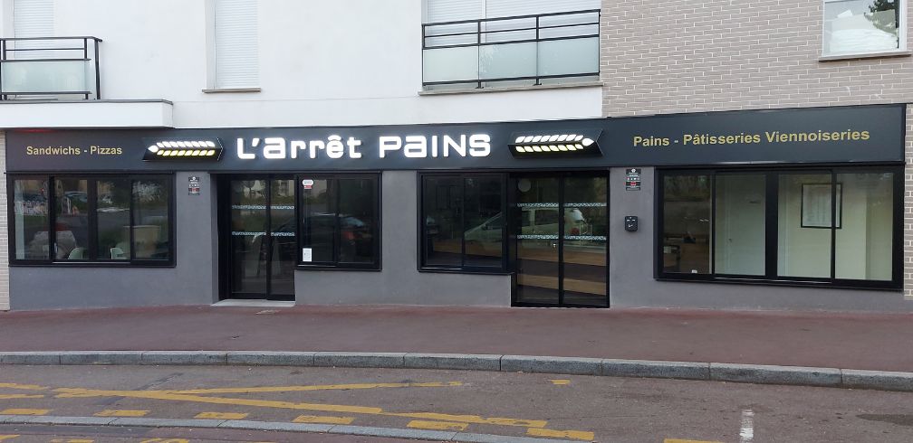 enseigne pour boulgerien rouen france