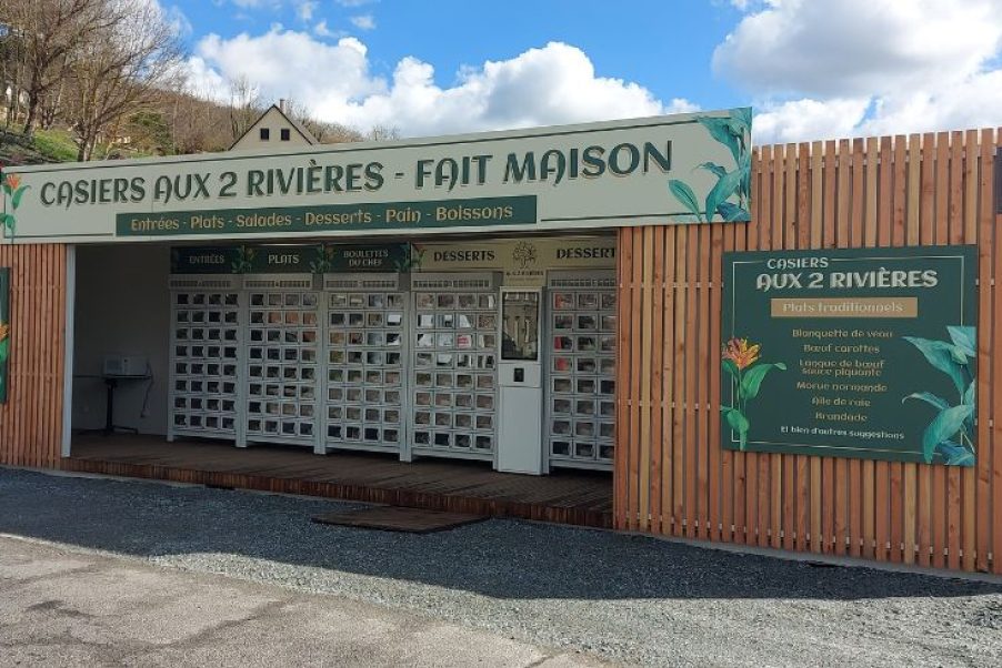 enseigne panneau aux casier des 2 rivières